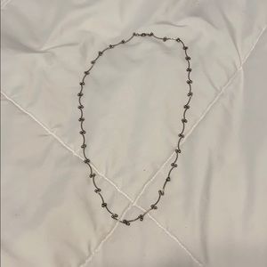 silver necklace